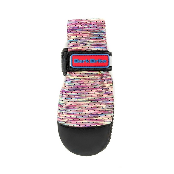 BARK BRITE Lightweight Neoprene Paw Protector Dog Boots in Lavender - Picture 2 of 7